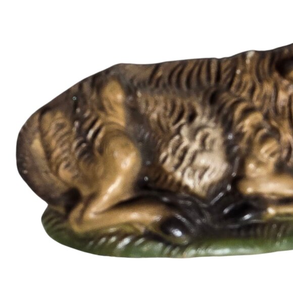 Vintage Ox Cow Figurine Made In Italy Nativity Scene Decoration Christmas - Picture 6 of 16